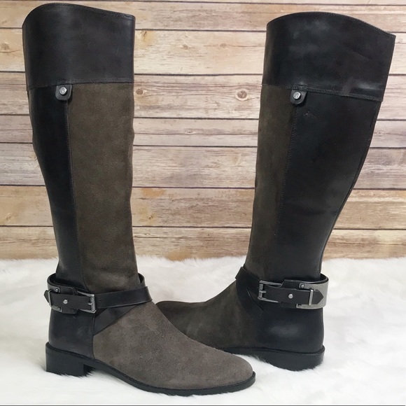 Vince Camuto Shoes - New Vince Camuto Jaran Leather Suede Riding Boots